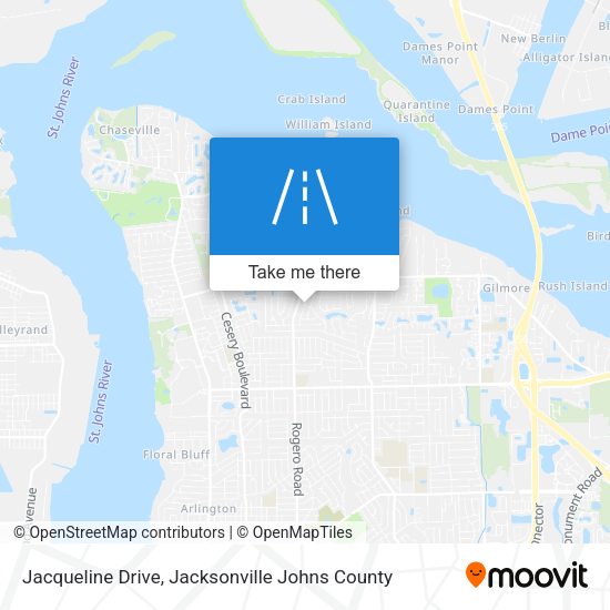 Jacqueline Drive map