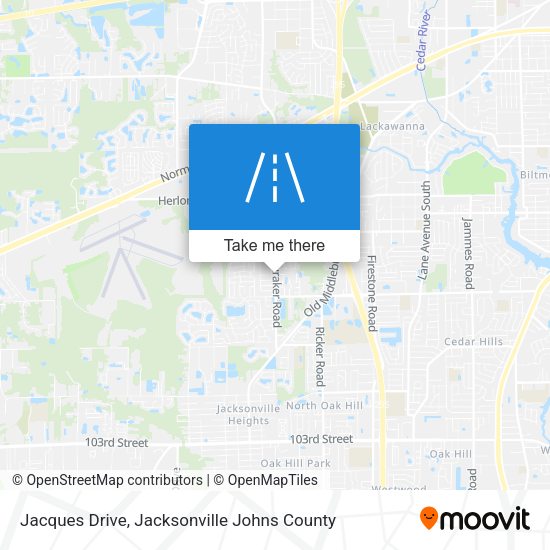 Jacques Drive map