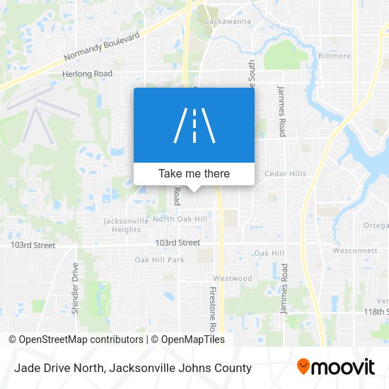 Jade Drive North map