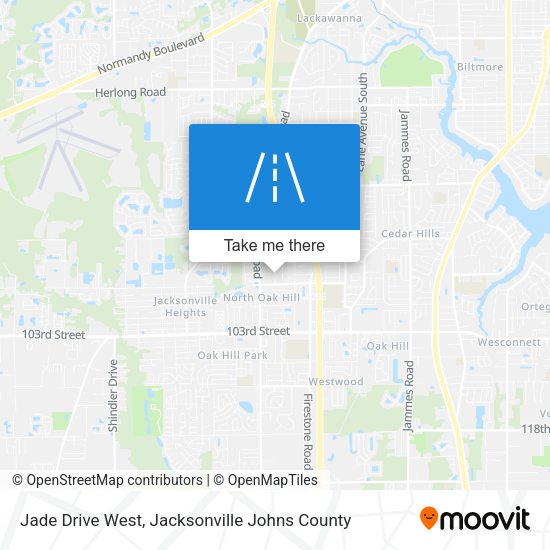 Mapa de Jade Drive West