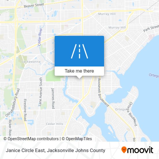 Janice Circle East map