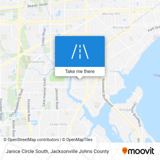Janice Circle South map