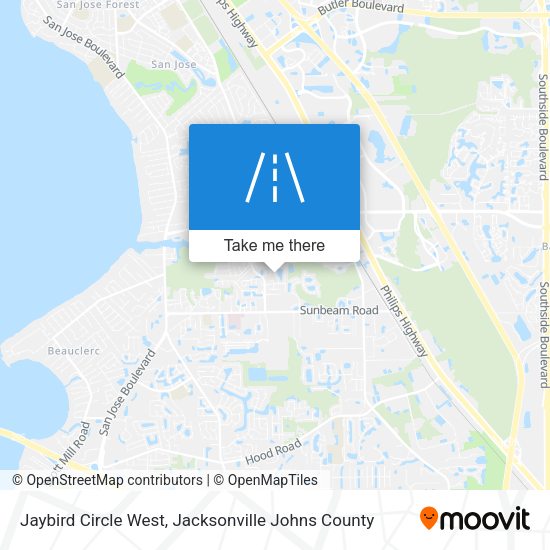 Mapa de Jaybird Circle West