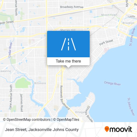 Jean Street map