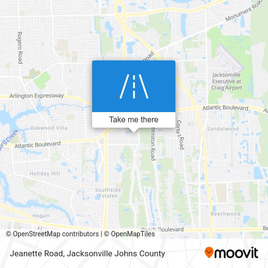 Jeanette Road map
