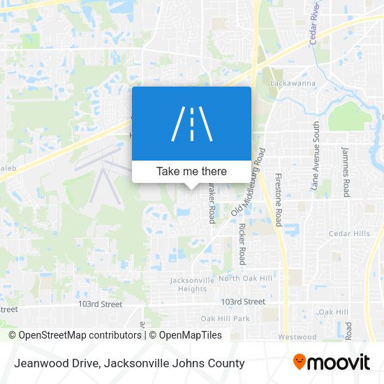 Mapa de Jeanwood Drive