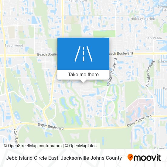 Mapa de Jebb Island Circle East