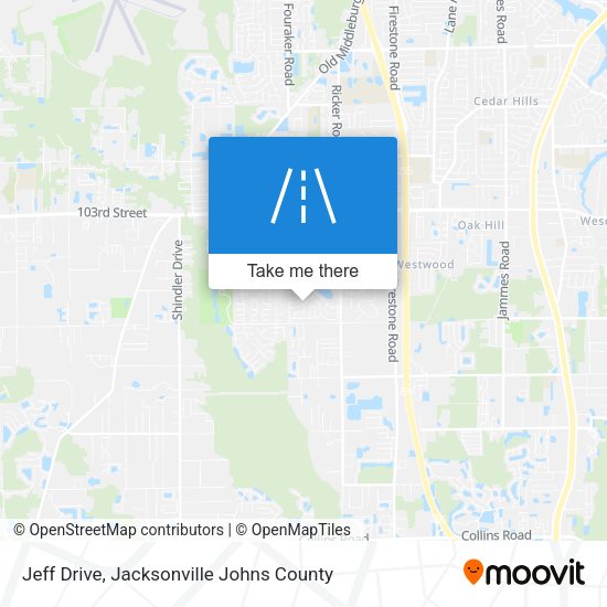 Mapa de Jeff Drive
