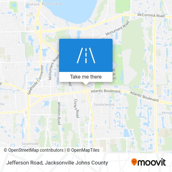 Mapa de Jefferson Road