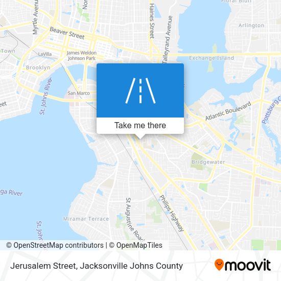 Jerusalem Street map
