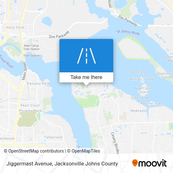 Mapa de Jiggermast Avenue