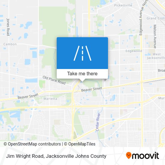 Mapa de Jim Wright Road