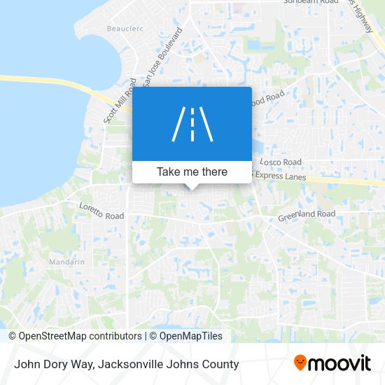 John Dory Way map