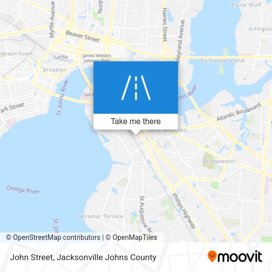 John Street map