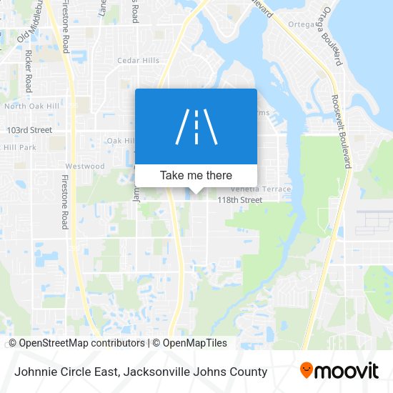 Johnnie Circle East map