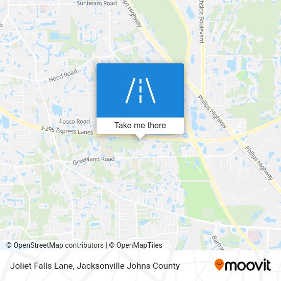 Mapa de Joliet Falls Lane