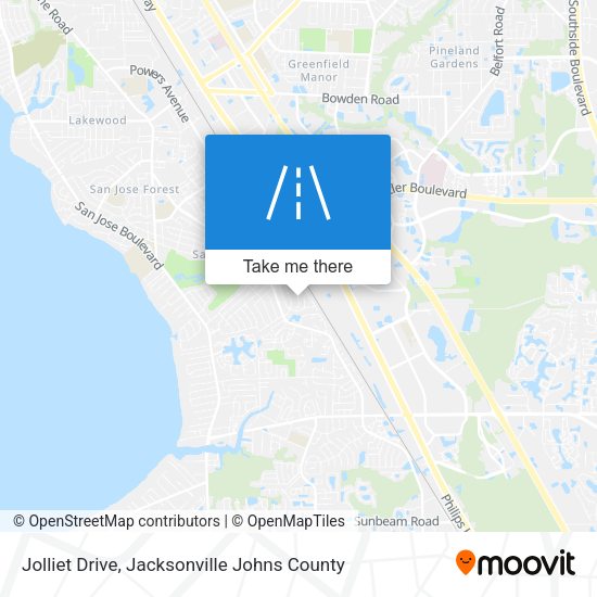 Jolliet Drive map