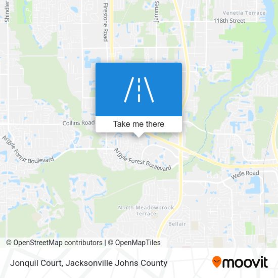 Jonquil Court map