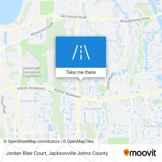 Jordan Blair Court map