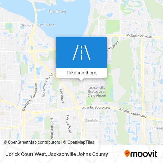 Jorick Court West map