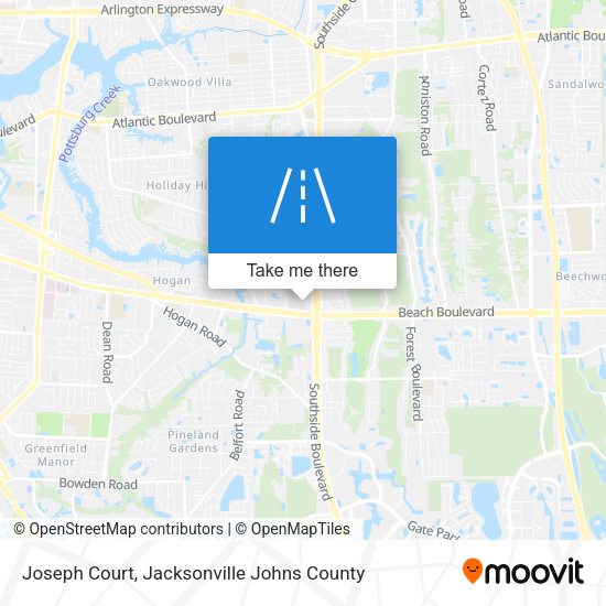 Joseph Court map
