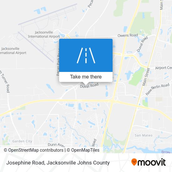 Josephine Road map