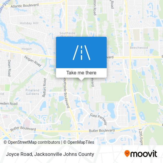 Mapa de Joyce Road