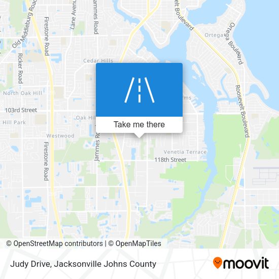 Judy Drive map