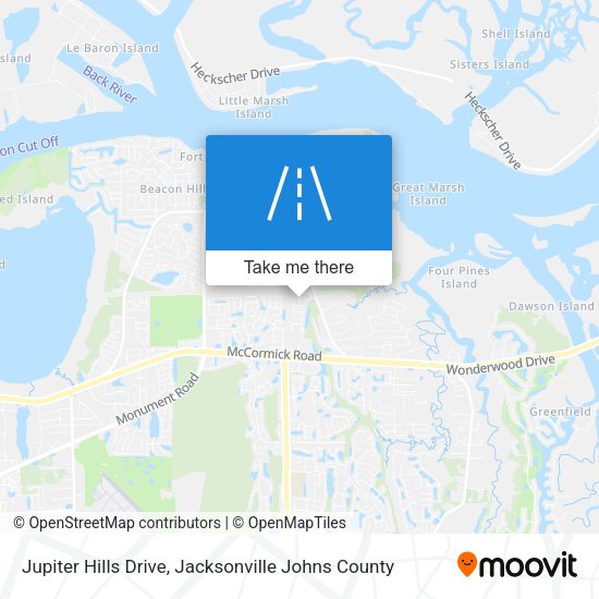Mapa de Jupiter Hills Drive