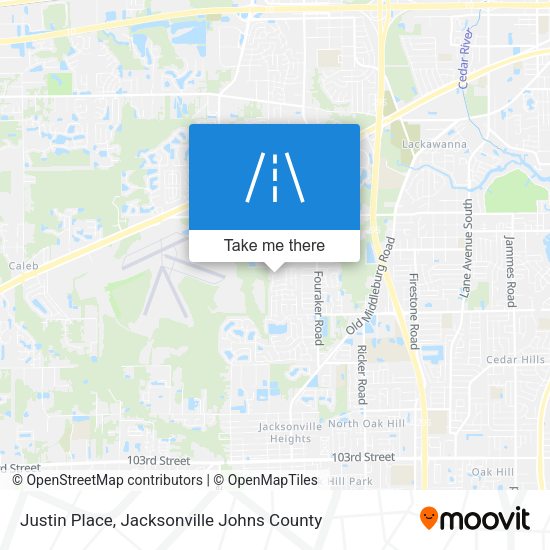 Mapa de Justin Place