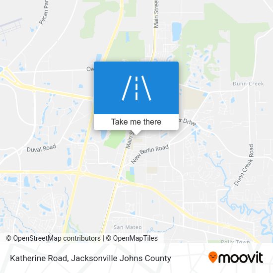 Katherine Road map