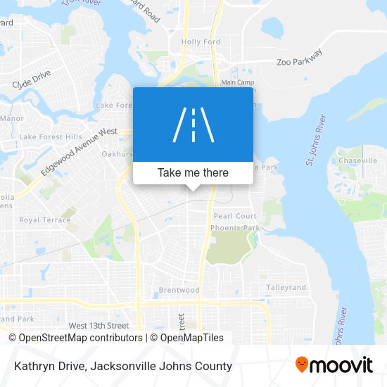 Kathryn Drive map