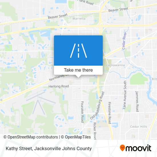 Kathy Street map