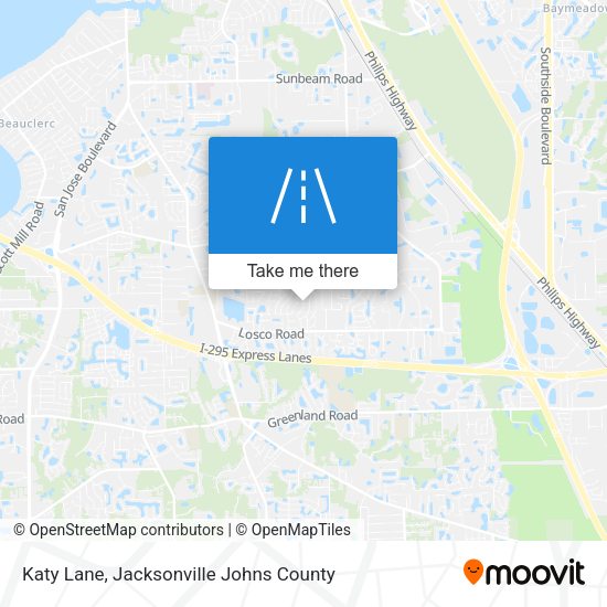 Mapa de Katy Lane