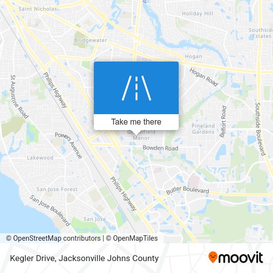 Mapa de Kegler Drive