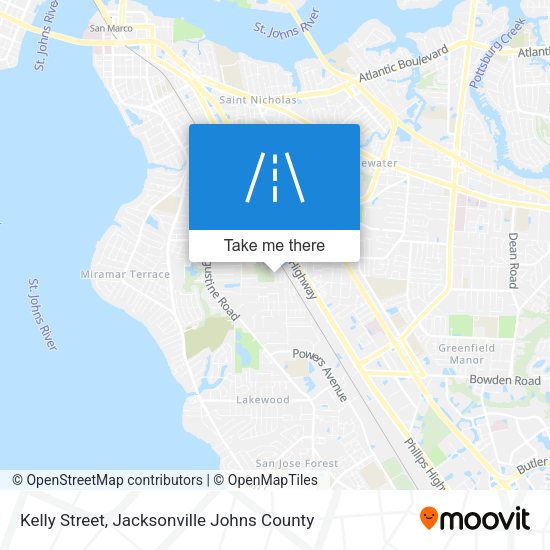 Kelly Street map