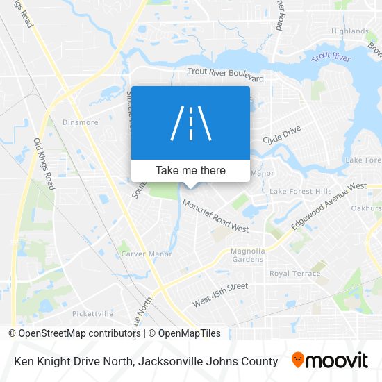 Ken Knight Drive North map