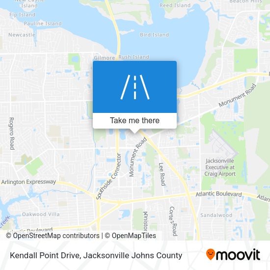 Kendall Point Drive map