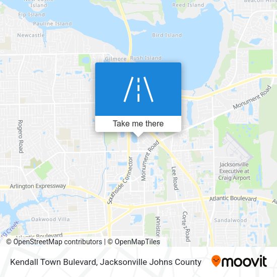 Mapa de Kendall Town Bulevard