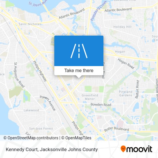 Kennedy Court map