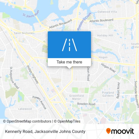 Kennerly Road map