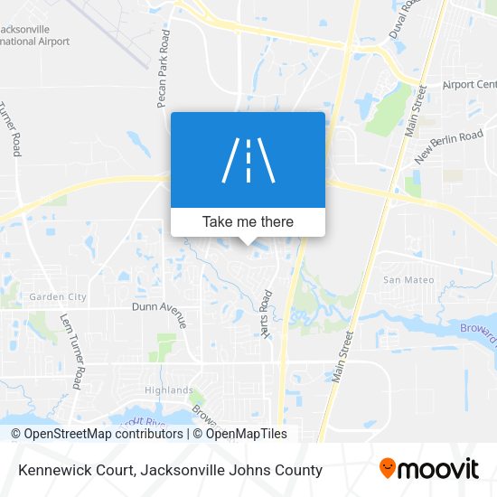 Mapa de Kennewick Court