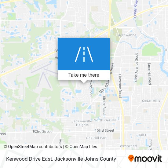 Kenwood Drive East map