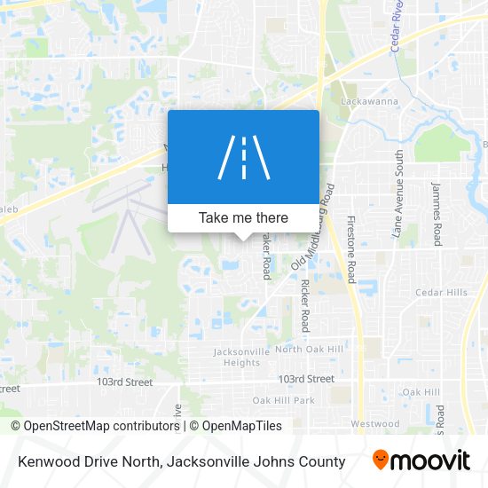 Kenwood Drive North map