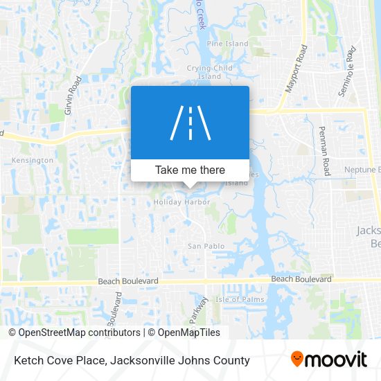 Ketch Cove Place map