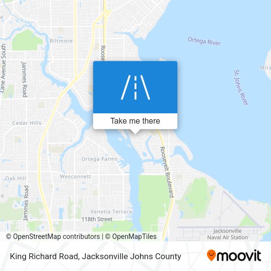 Mapa de King Richard Road