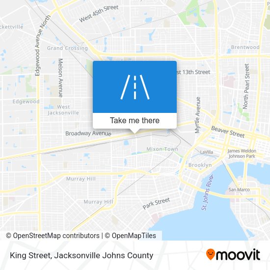King Street map