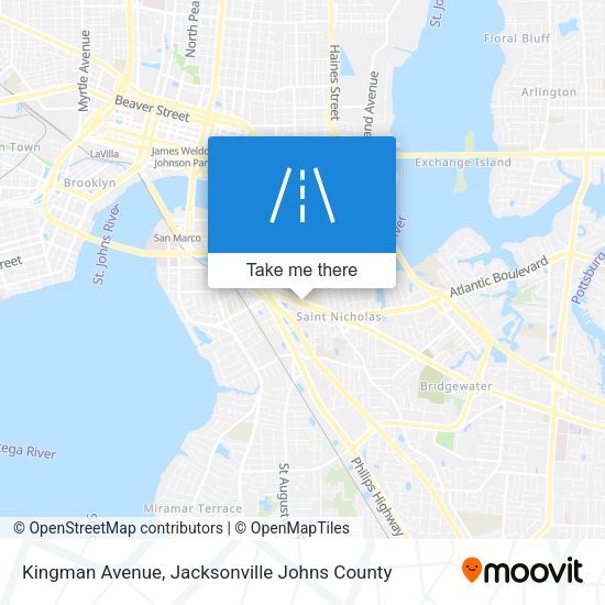 Kingman Avenue map