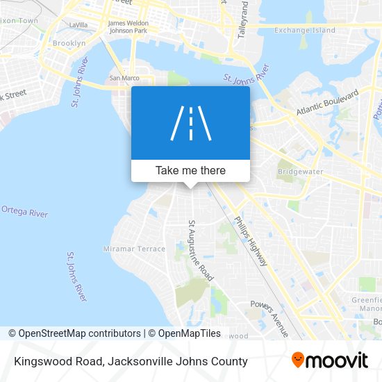 Kingswood Road map