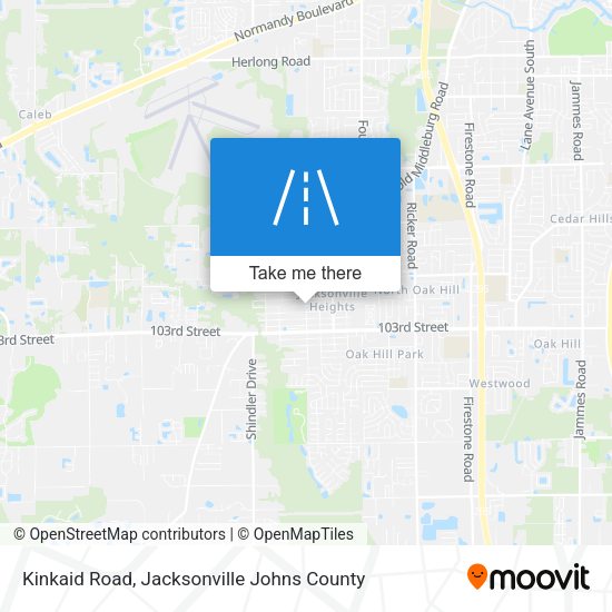 Mapa de Kinkaid Road